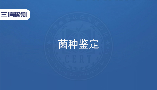 菌种鉴定