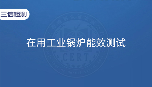 在用工业锅炉能效测试